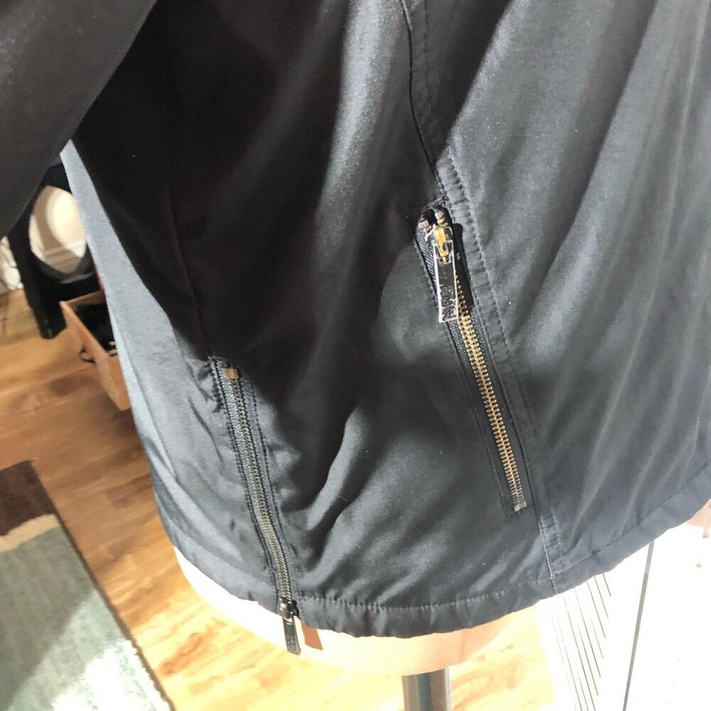 Kenneth Cole Reaction Black Moto Jacket Waterproof XL - Picture 9 of 12